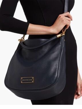 Marc by Marc Jacobs Black Leather “Too Hot to Handle” Hobo Handbag
